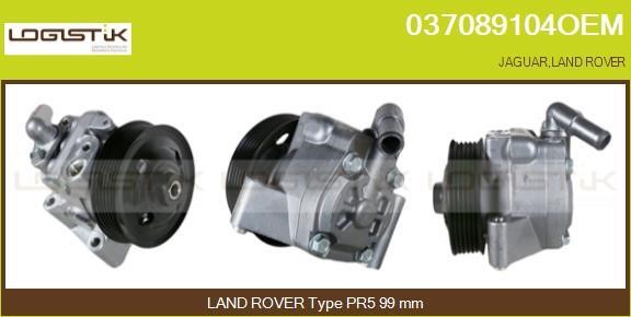 LGK 037089104OEM Hydraulic Pump, steering system 037089104OEM