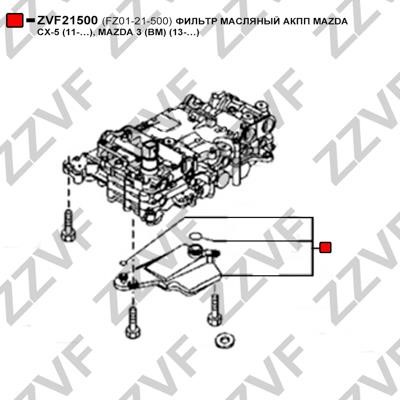 Automatic transmission filter ZZVF ZVF21500