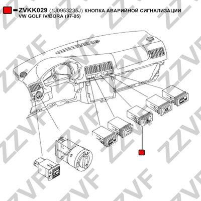 Alarm button ZZVF ZVKK029