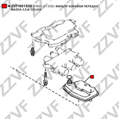 Automatic transmission filter ZZVF ZVFN01500