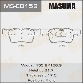 Masuma MS-E0159 Brake shoe set MSE0159
