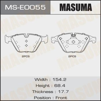 Masuma MS-E0055 Brake shoe set MSE0055