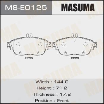 Masuma MS-E0125 Brake shoe set MSE0125