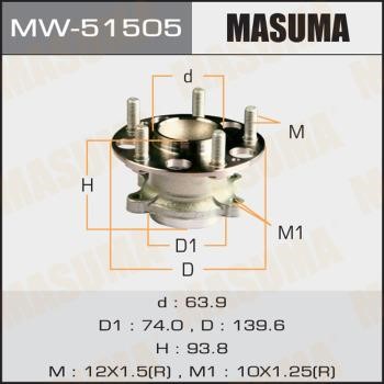 Masuma MW-51505 Wheel bearing kit MW51505