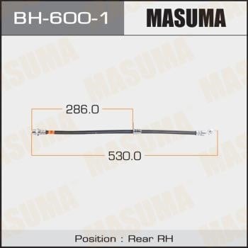 Masuma BH-600-1 Brake Hose BH6001