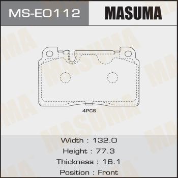 Masuma MS-E0112 Brake shoe set MSE0112