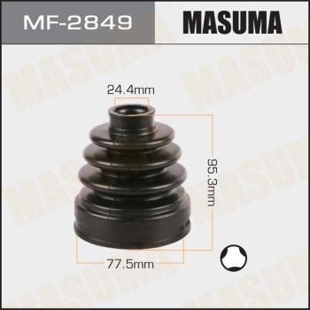 Masuma MF-2849 Bellow set, drive shaft MF2849