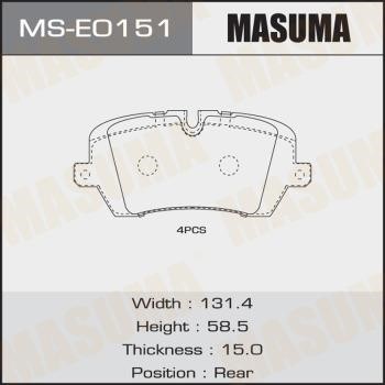 Masuma MS-E0151 Brake shoe set MSE0151