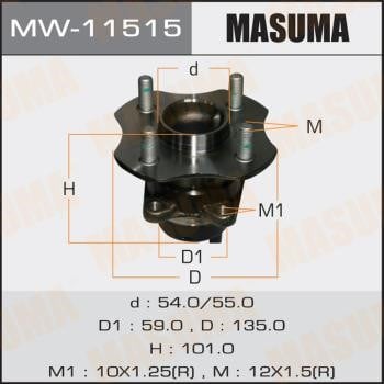 Masuma MW-11515 Wheel Bearing Kit MW11515