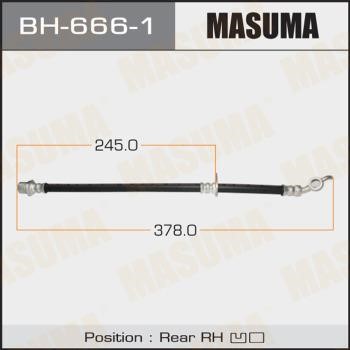 Masuma BH-666-1 Brake Hose BH6661