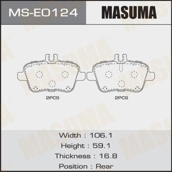 Masuma MS-E0124 Brake shoe set MSE0124