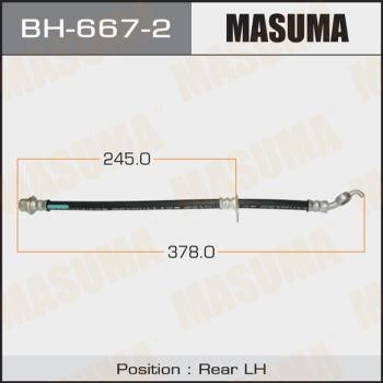 Masuma BH-667-2 Brake Hose BH6672