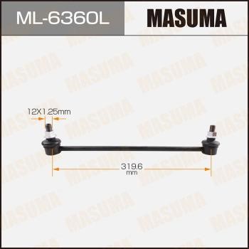 Masuma ML-6360L Rod/Strut, stabiliser ML6360L