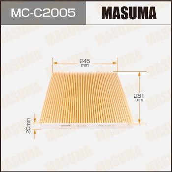 Masuma MC-C2005 Filter, interior air MCC2005