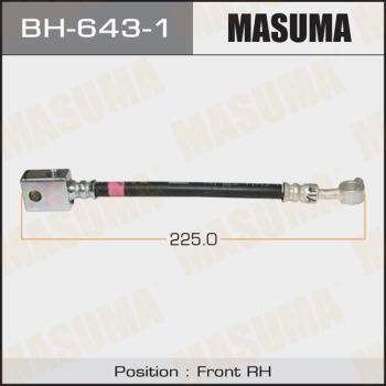 Masuma BH-643-1 Brake Hose BH6431