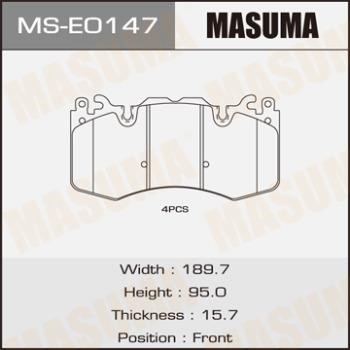 Masuma MS-E0147 Brake shoe set MSE0147