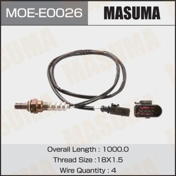 Masuma MOE-E0026 Lambda sensor MOEE0026