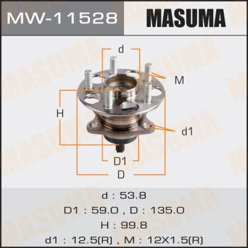 Masuma MW-11528 Wheel bearing kit MW11528