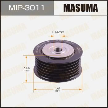 Masuma MIP-3011 Deflection/guide pulley, v-ribbed belt MIP3011