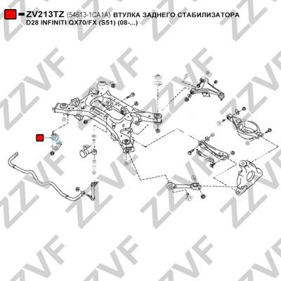 Stabiliser Mounting ZZVF ZV213TZ