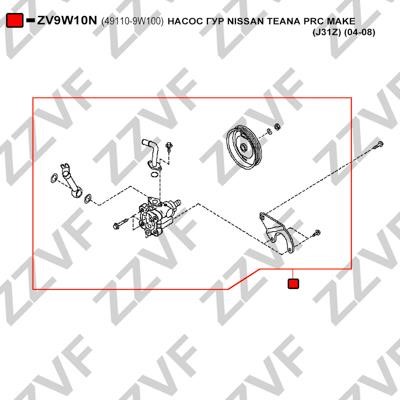 Hydraulic Pump, steering system ZZVF ZV9W10N