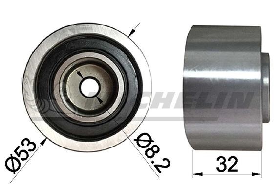 Michelin Engine Parts SMAMP13016 Tensioner pulley, timing belt SMAMP13016