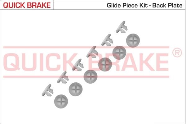 Quick brake 6859K Mounting kit brake pads 6859K