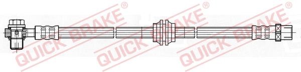 Flexible brake pipe Mini Cooper: 58996X Quick brake Brake Hose
