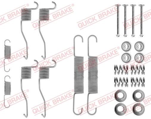 Quick brake 105-0639R Mounting kit brake pads 1050639R