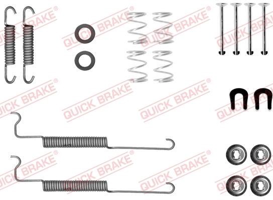 Quick brake 105-0049 Mounting kit brake pads 1050049