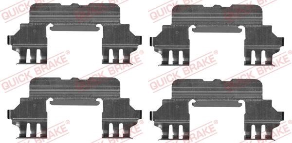 Quick brake 109-1860 Mounting kit brake pads 1091860