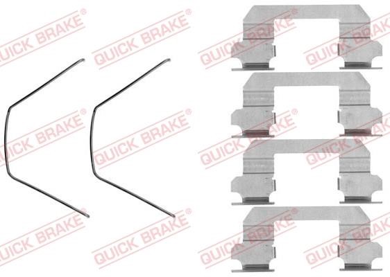 Quick brake 109-1789 Mounting kit brake pads 1091789