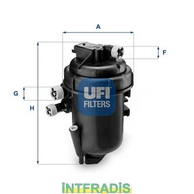Intfradis 101062 Housing, fuel filter 101062