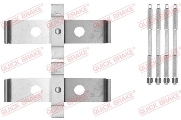Quick brake 109-1876 Mounting kit brake pads 1091876