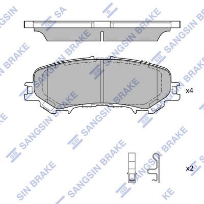 SP4220 Sangsin Rear brake pad set