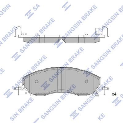 SP4317 Sangsin Front disc brake pads, set