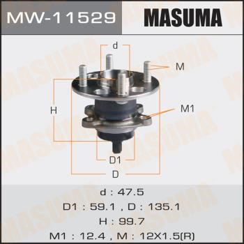 Masuma MW-11529 Wheel bearing kit MW11529