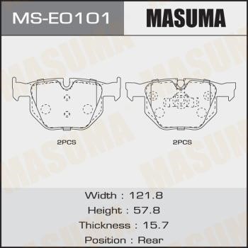 Masuma MS-E0101 Brake shoe set MSE0101