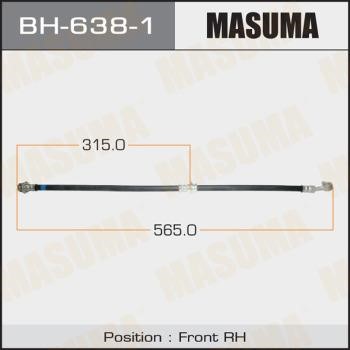 Masuma BH-638-1 Brake Hose BH6381