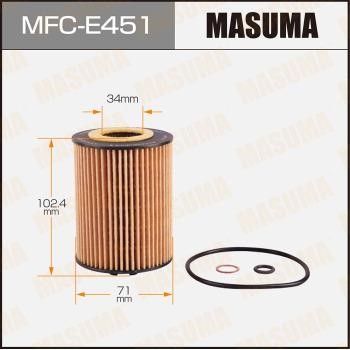 Masuma MFC-E451 Oil Filter MFCE451