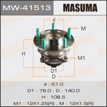 Masuma MW-41513 Wheel hub MW41513