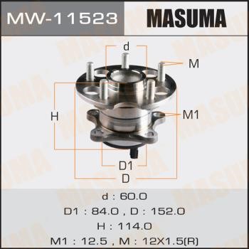 Masuma MW-11523 Wheel hub MW11523