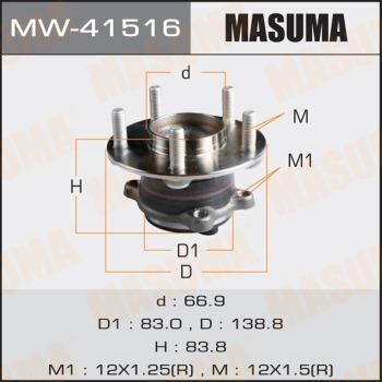 Masuma MW-41516 Wheel hub MW41516
