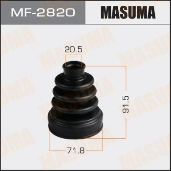 Masuma MF-2820 Bellow set, drive shaft MF2820