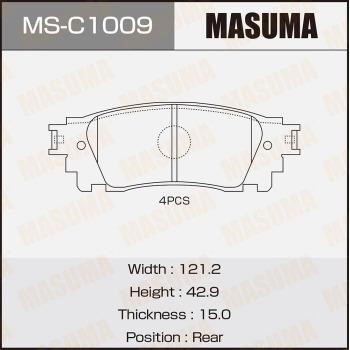 Masuma MS-C1009 Brake shoe set MSC1009