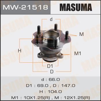 Masuma MW-21518 Wheel hub MW21518