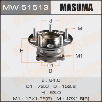 Masuma MW-51513 Wheel hub MW51513