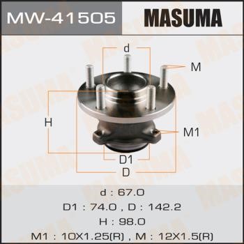 Masuma MW-41505 Wheel hub MW41505