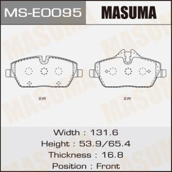 Masuma MS-E0095 Brake shoe set MSE0095