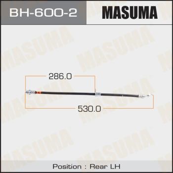 Masuma BH-600-2 Brake Hose BH6002